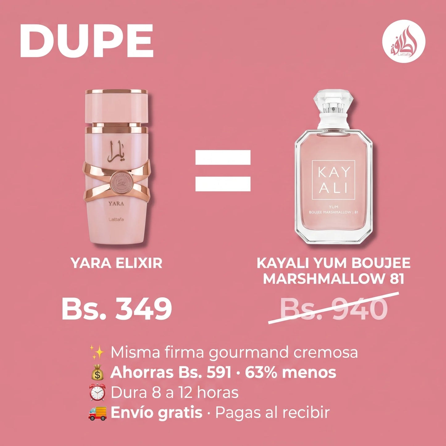 Lattafa Yara Elixir 100ml EDP Mujer